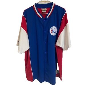 Vintage Majestic Philadelphia 76ers‎ NBA Hardwood Classics Jersey XL
